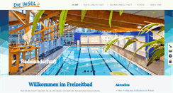 Desktop Screenshot of freizeitbad-die-insel.de